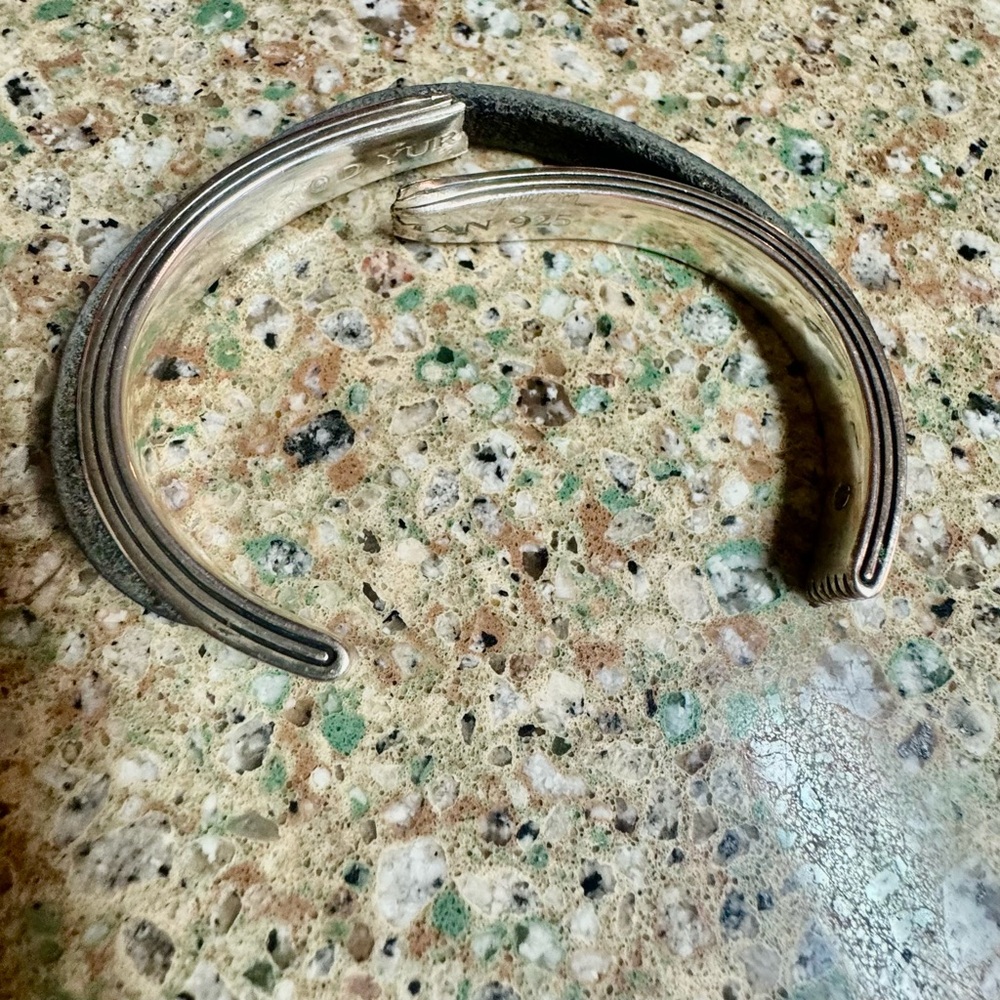 David Yurman Read Broken 28 grams SSilver Cuff Bracelet